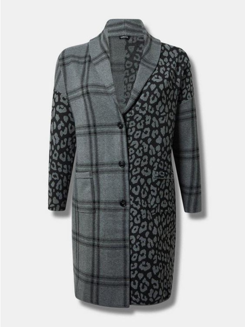 Torrid Luxe Cozy Jacquard Coatigan